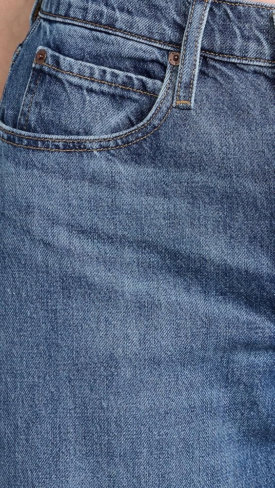 FRAME Women's Easy Wide Flare Jeans, Lucite, Blue, 29 at